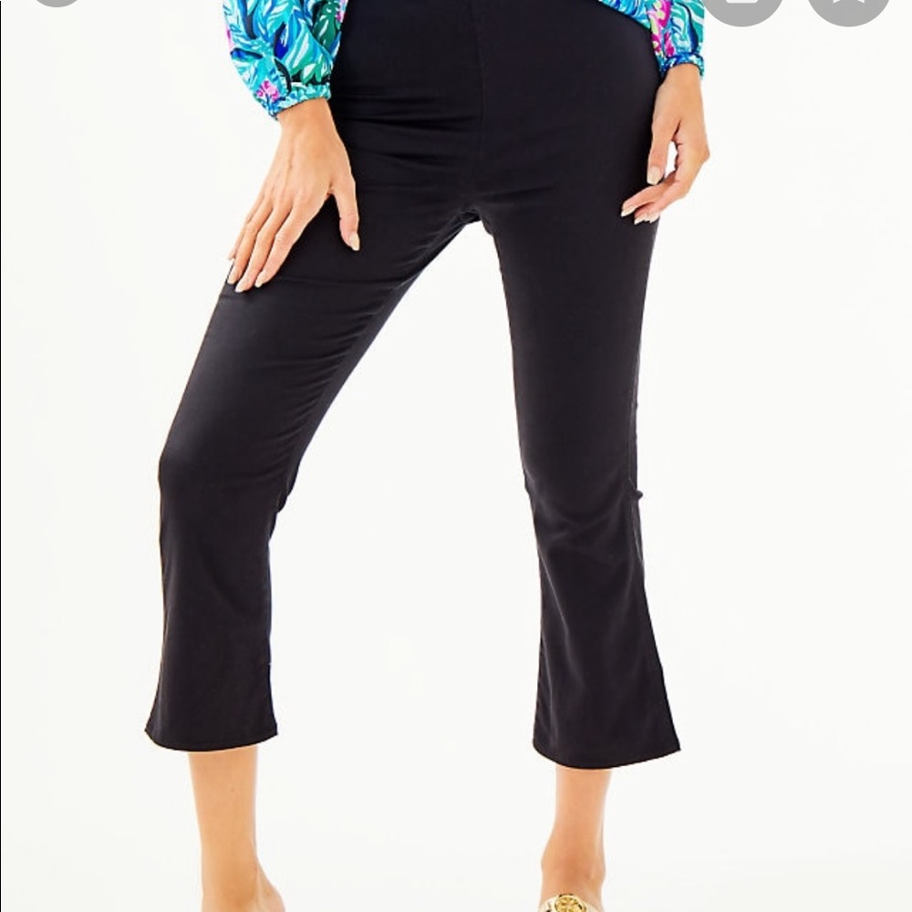 Lilly Pulitzer Ocean Cay Crop Flare Pants NWT